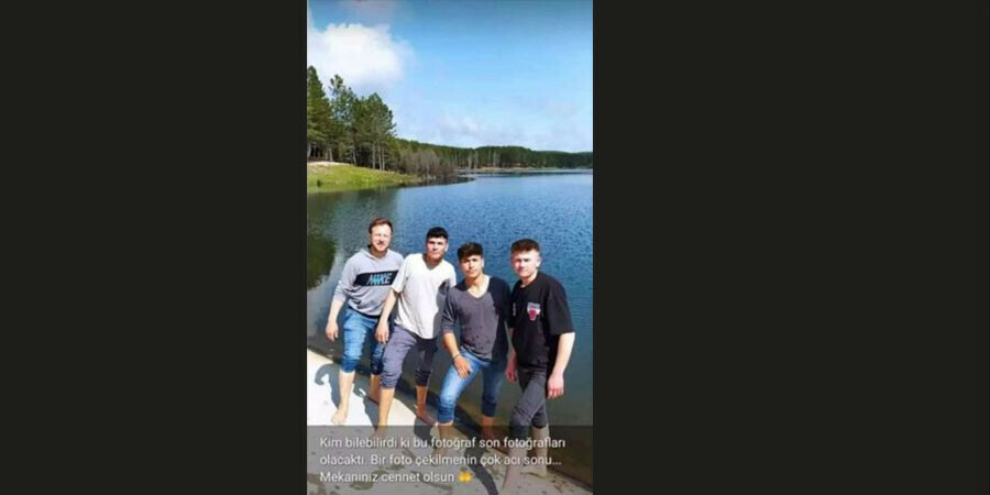 Bu fotoğrafı çektirdikten 10 dakika sonra facia yaşandı