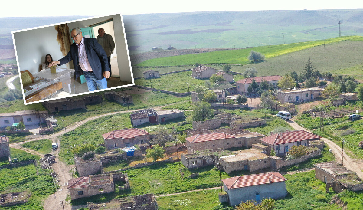 Nevşehir'de 10 nüfuslu köyde seçmen sandığa gitti Nevşehir'de 10 nüfuslu köyde seçmen sandığa gitti