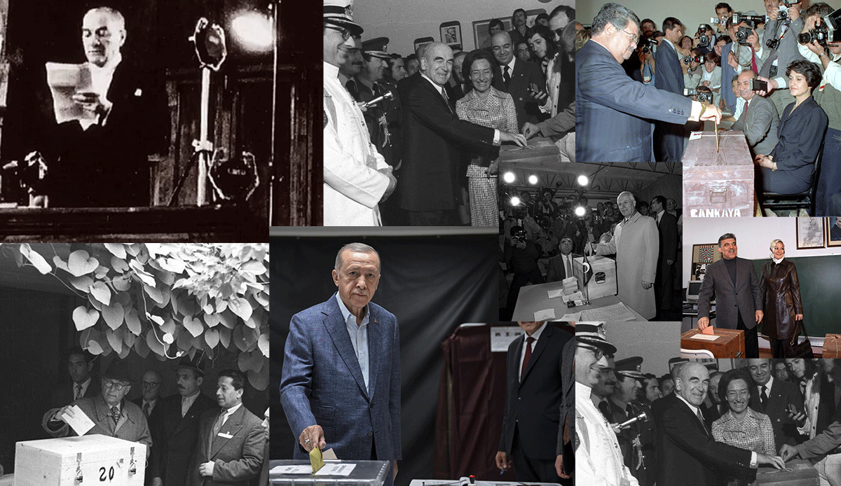 100 yıllık Cumhuriyet tarihinde Cumhurbaşkanları oylarını böyle kullandı
