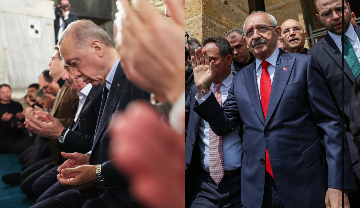 Liderlerin son durağı: Erdoğan Ayasofya’da, Kılıçdaroğlu Anıtkabir’de