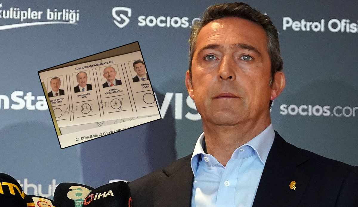 Seçimlerde Ali Koç sürprizi! Oy pusulasındaki not şaşırttı Seçimlerde Ali Koç sürprizi! Oy pusulasındaki not şaşırttı