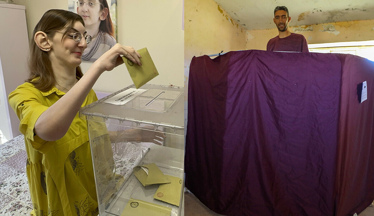 Dünyanın en uzun kadını ve adamı oyunu kullandı