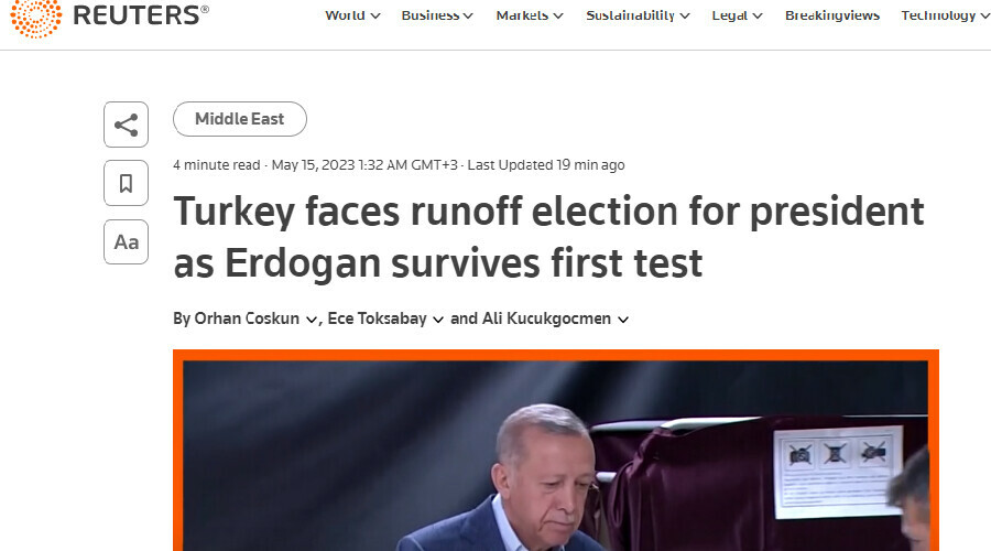 Türkiye’deki seçim dünya manşetlerinde: İkinci tur vurgusu yapıldı