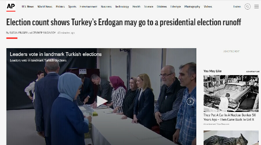 Türkiye’deki seçim dünya manşetlerinde: İkinci tur vurgusu yapıldı