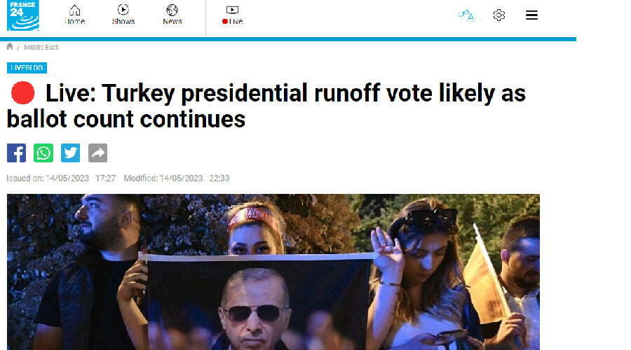 Türkiye’deki seçim dünya manşetlerinde: İkinci tur vurgusu yapıldı