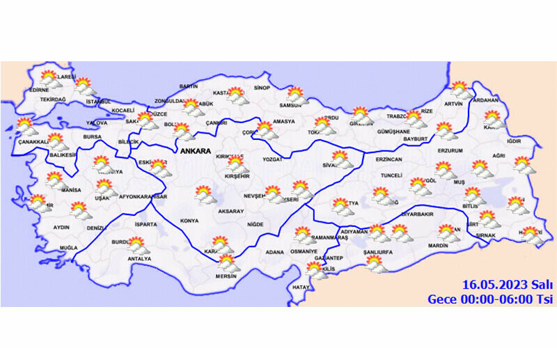 Meteoroloji paylaştı: Hava sıcaklıkları artacak (15 Mayıs 2023 hava durumu) Meteoroloji paylaştı: Hava sıcaklıkları artacak (15 Mayıs 2023 hava durumu)