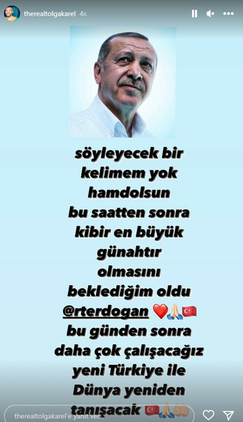 Türkiye’yi terk eden Tolga Karel’den seçim paylaşımı… ‘Olmasını beklediğim’ oldu deyip açıkladı Türkiye’yi terk eden Tolga Karel’den seçim paylaşımı… ‘Olmasını beklediğim’ oldu deyip açıkladı