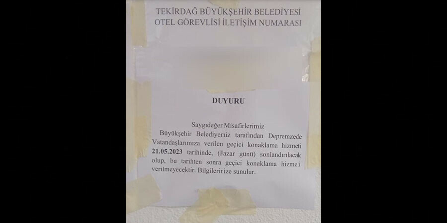 Depremzedelerle ilgili skandal karar Depremzedelerle ilgili skandal karar