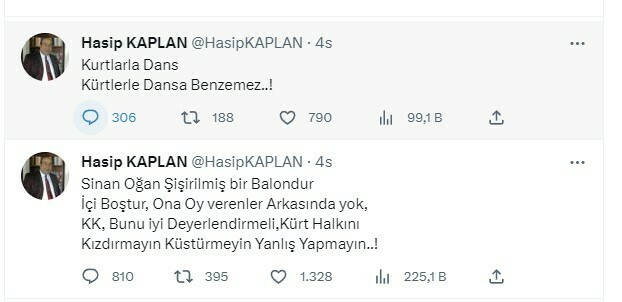 HDP'li Hasip Kaplan'dan Kılıçdaroğlu'na tehdit gibi 'Sinan Oğan' mesajı: Kürtleri kızdırmayın