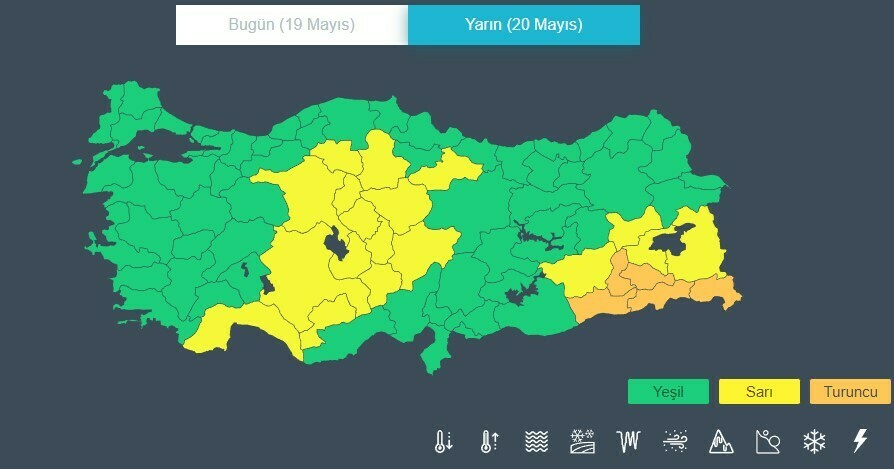 Meteoroloji'den peş peşe hafta sonu uyarısı! Birçok ile sarı ve turuncu kodlu alarm
