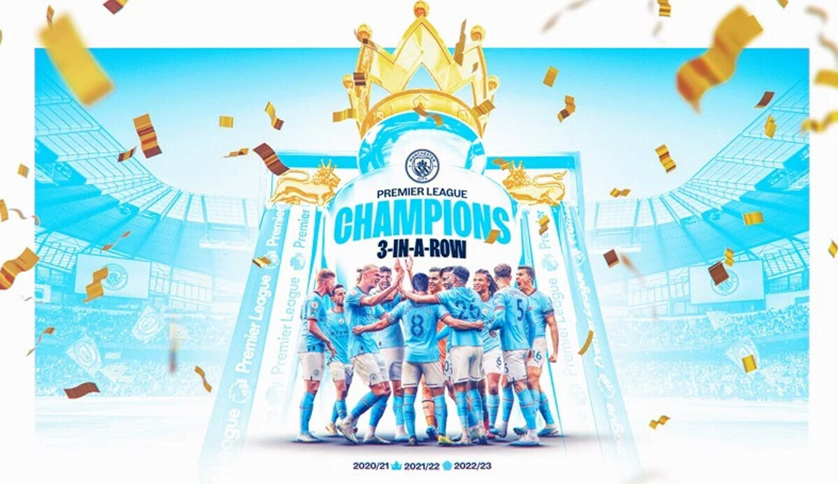 Premier League&#039;de şampiyon Manchester City! Son 6 sezonda 5. zafer geldi