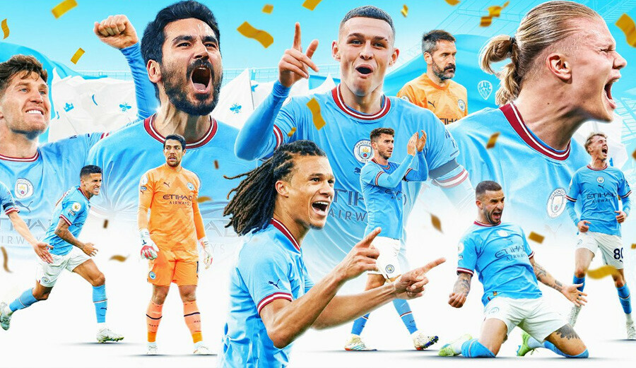 Premier League'de şampiyon Manchester City! Son 6 sezonda 5. zafer geldi Premier League'de şampiyon Manchester City! Son 6 sezonda 5. zafer geldi