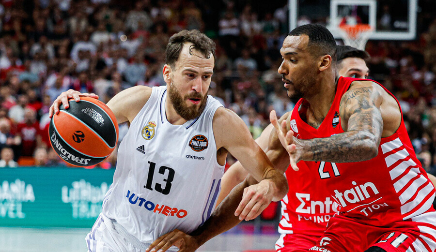 Sergio Llull takımını Euroleague şampiyonu yaptı! Olympiacos - Real Madrid (78-79) Sergio Llull takımını Euroleague şampiyonu yaptı! Olympiacos - Real Madrid (78-79)
