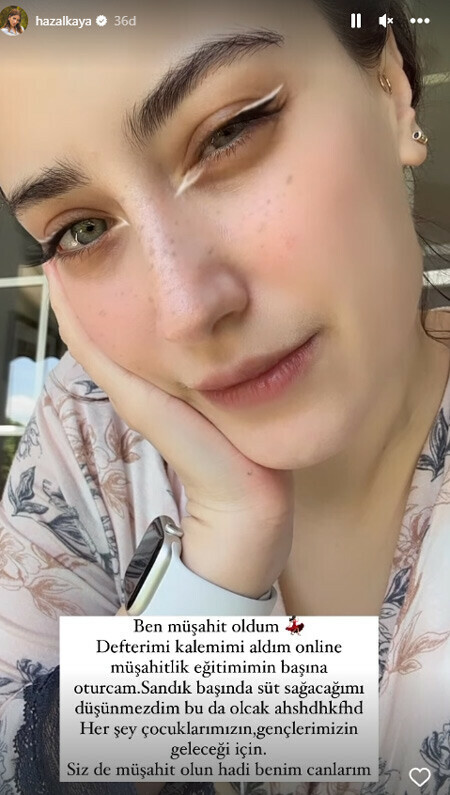 Hazal Kaya çocuklarının geleceği için harekete geçti! Sandık başından ayrılmayacak Hazal Kaya çocuklarının geleceği için harekete geçti! Sandık başından ayrılmayacak