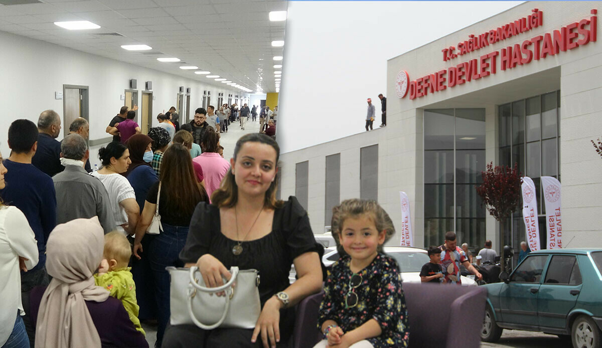 Yapımı 60 günde tamamlanmıştı… Defne Devlet Hastanesi’ne ilk günden yoğun ilgi