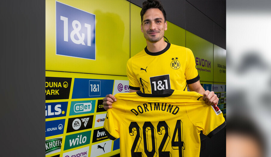 Borussia Dortmund Alman stoper Mats Hummels'le 2024 yılına kadar sözleşme uzattı