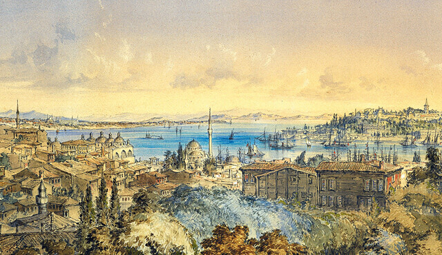 Sana tablodan baktım 'Aziz İstanbul' Sana tablodan baktım 'Aziz İstanbul'