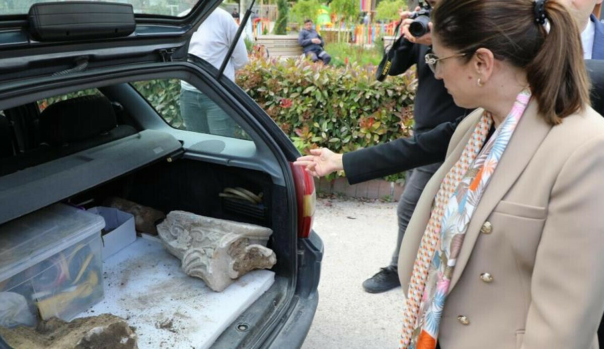 Doğalgaz hattı kazılarında tarihi parçalar ortaya çıktı: Koruma altına alındılar Doğalgaz hattı kazılarında tarihi parçalar ortaya çıktı: Koruma altına alındılar