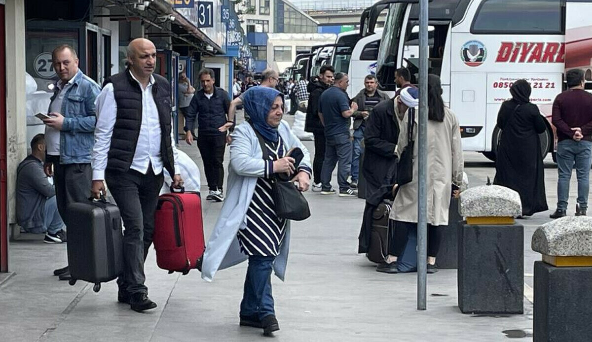 Seçim öncesi otogarlarda 