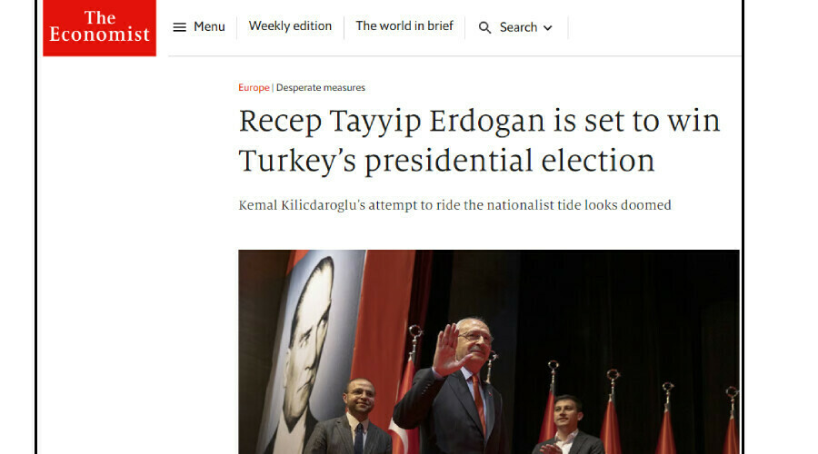 The Economist geri adım attı! Kapağın rengi değişti The Economist geri adım attı! Kapağın rengi değişti