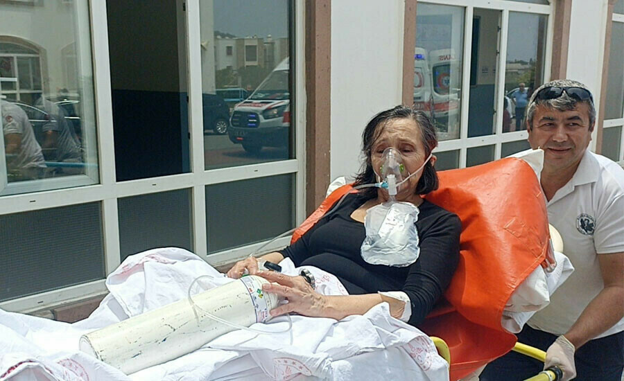 Oy kullanmaya oksijen tüpüyle geldi