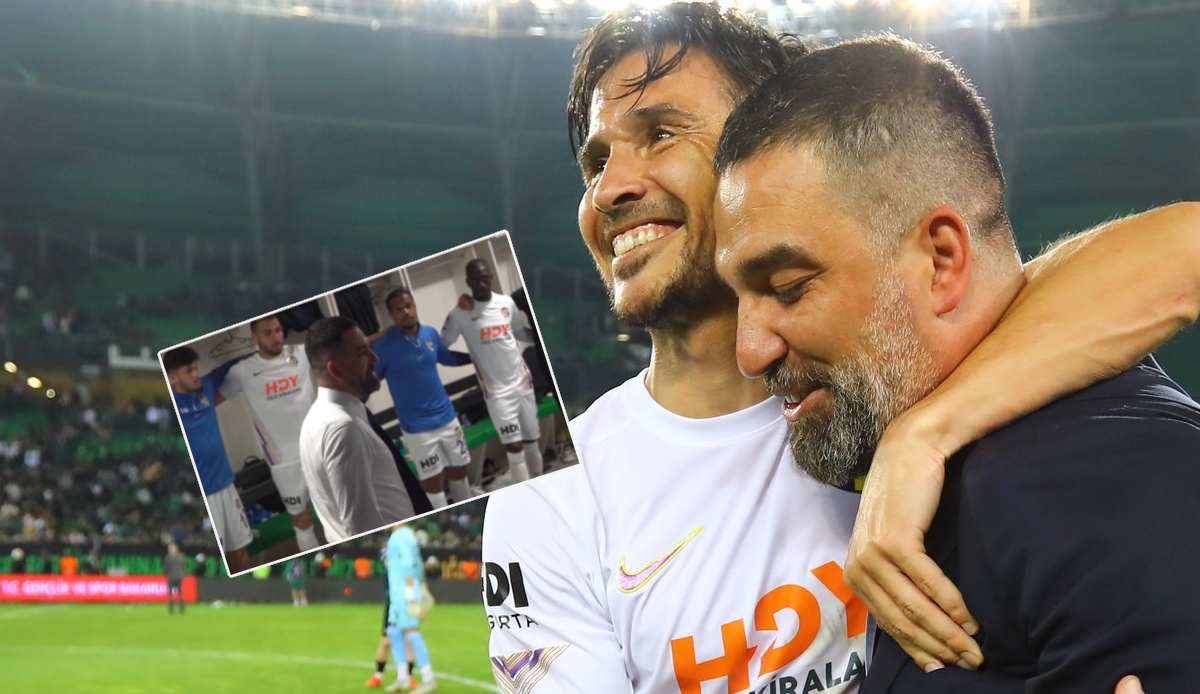 Arda Turan'ın soyunma odası konuşması Fatih Terim'i hatırlattı! Oyuncular adeta kendinden geçti