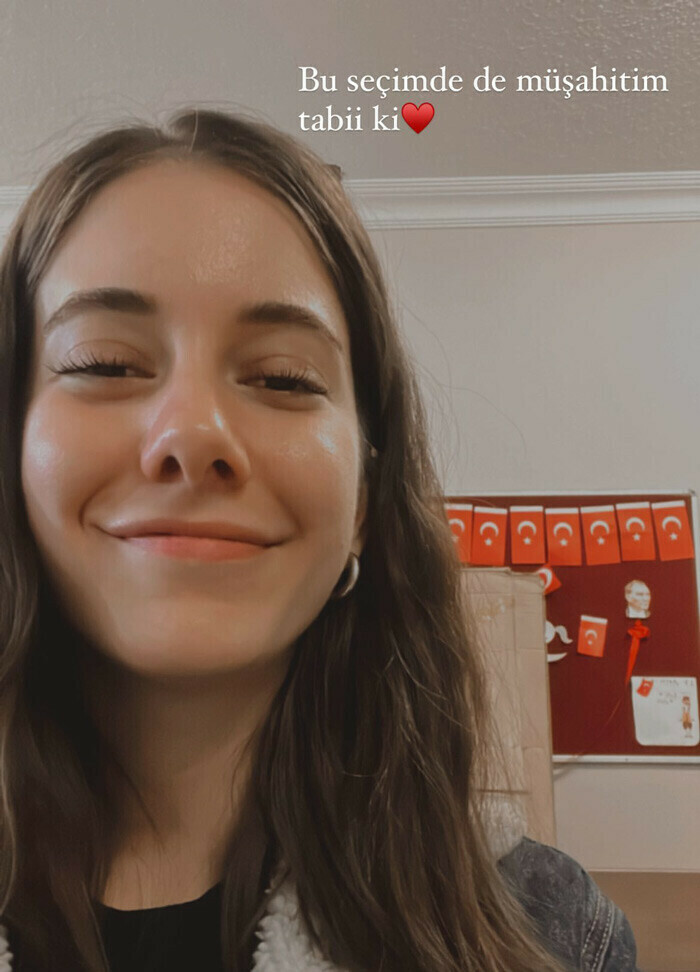 Yalı Çapkını'nın Suna'sı Beril Pozam 2. tur seçimlerinde müşahit oldu