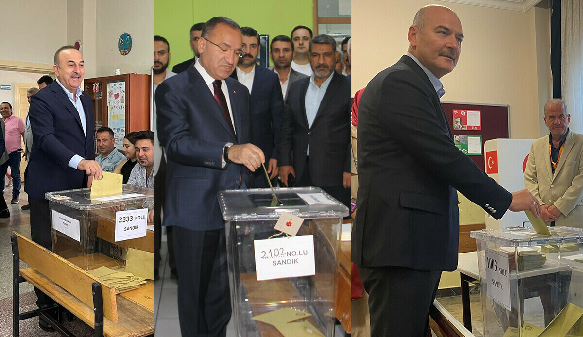 Seçimlerin ikinci turunda bakanlar oyunu kullandı