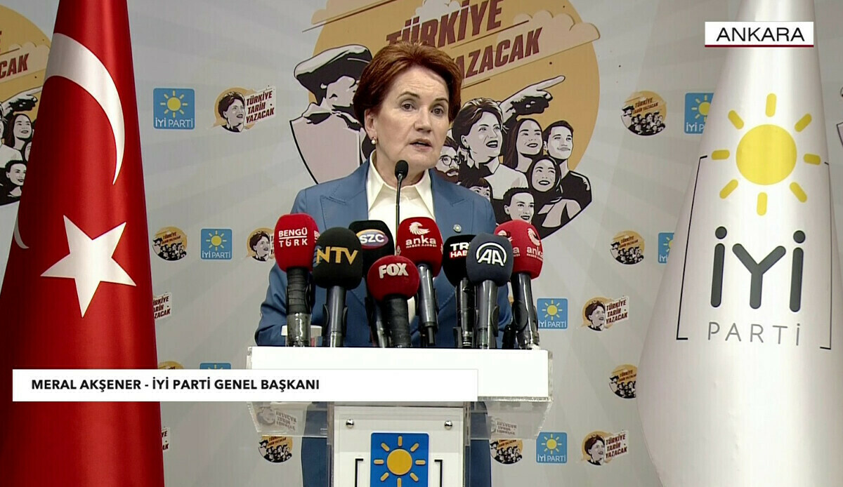 Son dakika: İYİ Parti lideri Akşener, Cumhurbaşkanı Erdoğan&#039;ı tebrik edip çağrı yaptı