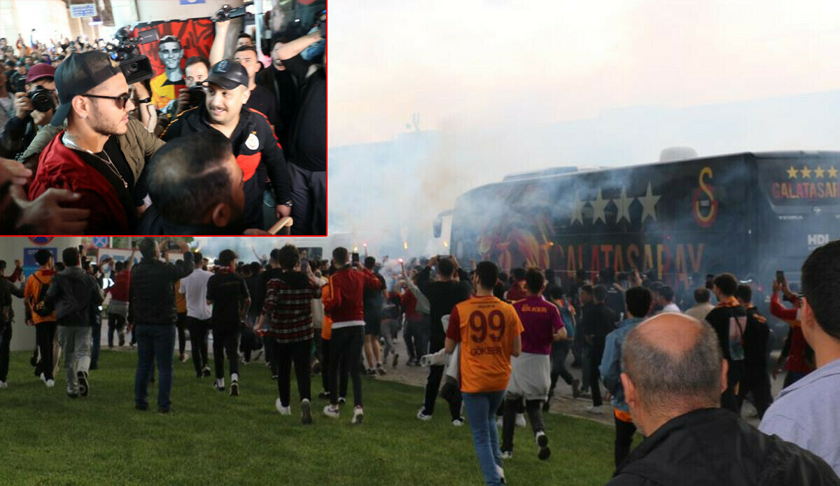 Galatasaray Ankara’da şampiyon gibi karşılandı! Mutlu sona 90 dakika kala... Galatasaray Ankara’da şampiyon gibi karşılandı! Mutlu sona 90 dakika kala...