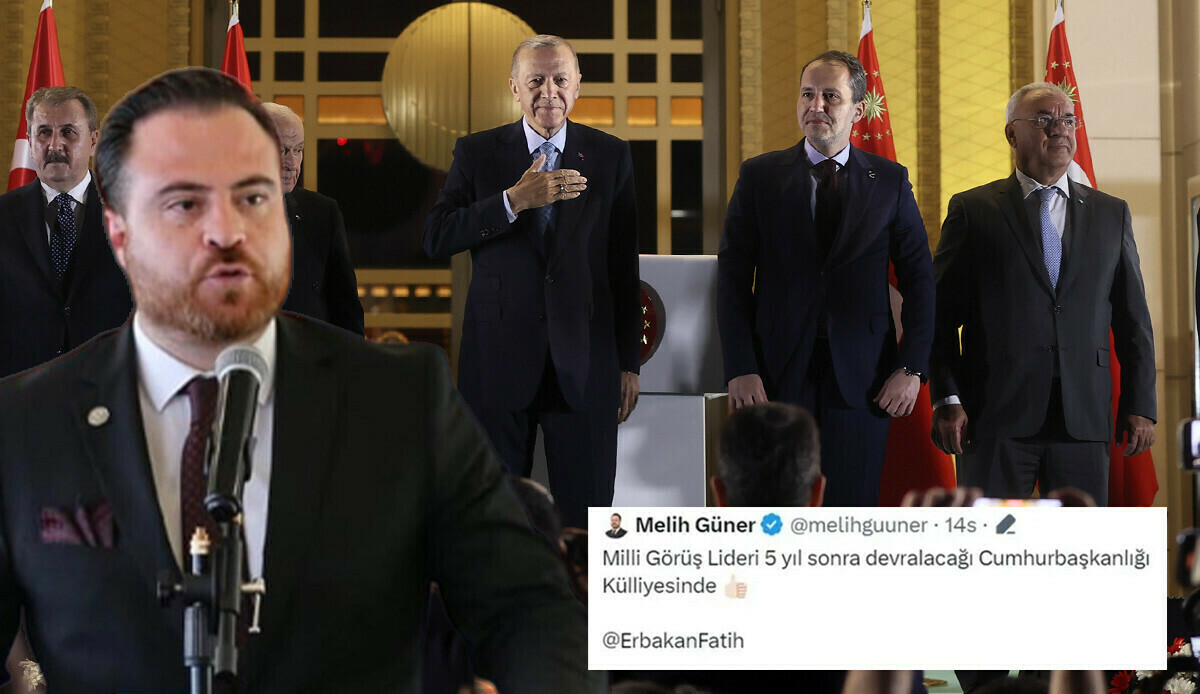 Yeniden Refah Parti'li Güner'den dikkat çeken Tweet: Milli Görüş lideri... Yeniden Refah Parti'li Güner'den dikkat çeken Tweet: Milli Görüş lideri...