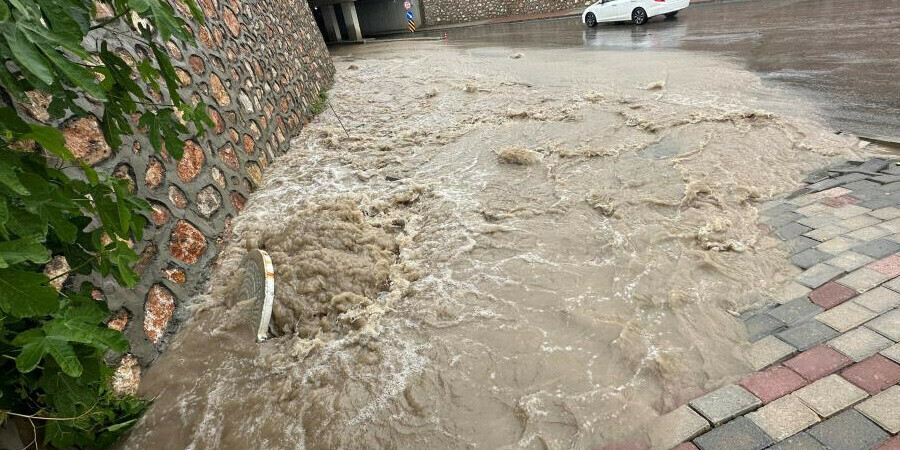 Elazığ'da şiddetli yağış sele döndü: Cadde ve alt geçitleri su bastı