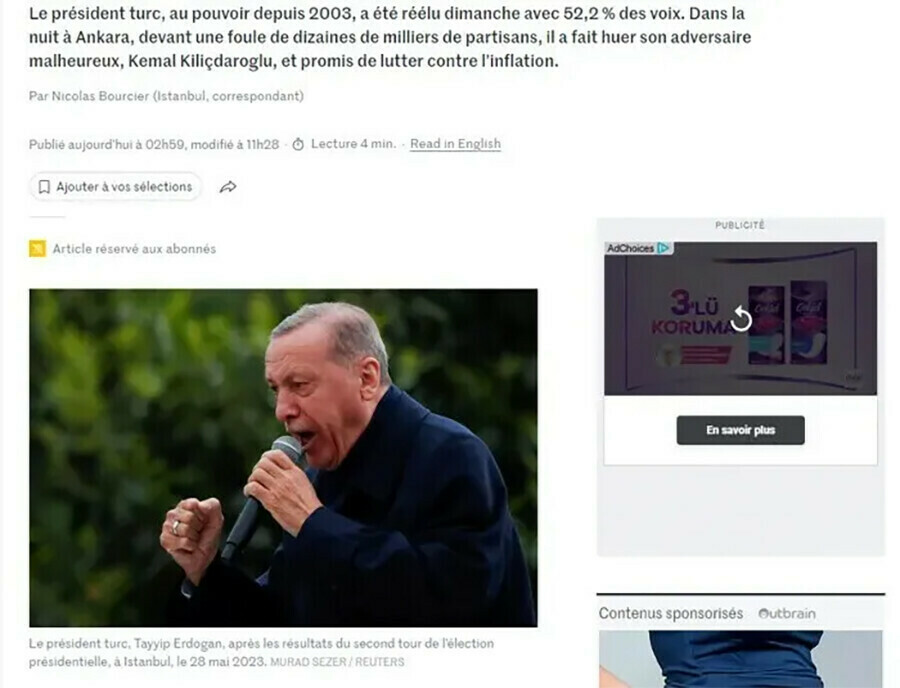 Fransız basını Erdoğan kazanınca tavır değiştirdi: Türkiye'nin ustası