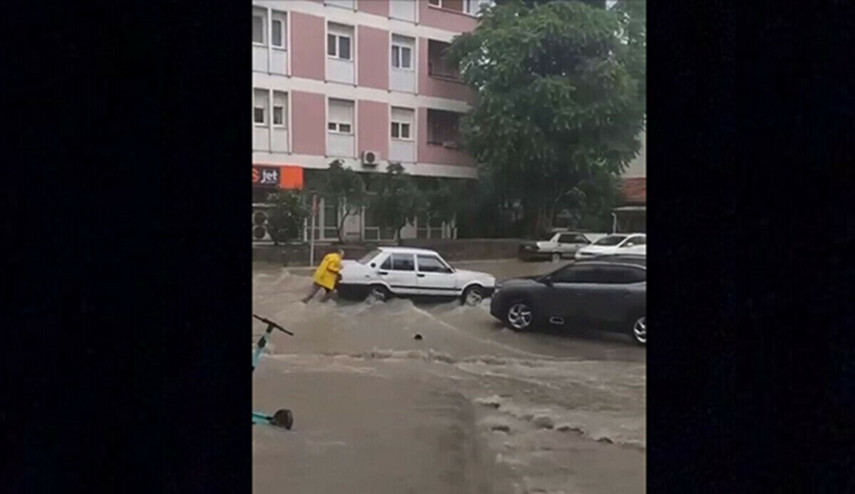 İzmir’i yine sağanak vurdu, manzara değişmedi