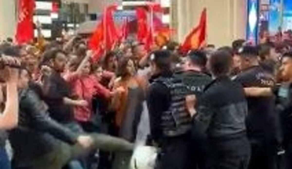 Gezi olaylarının 10. yıl dönümünde Taksim'de polislere saldırdılar Gezi olaylarının 10. yıl dönümünde Taksim'de polislere saldırdılar