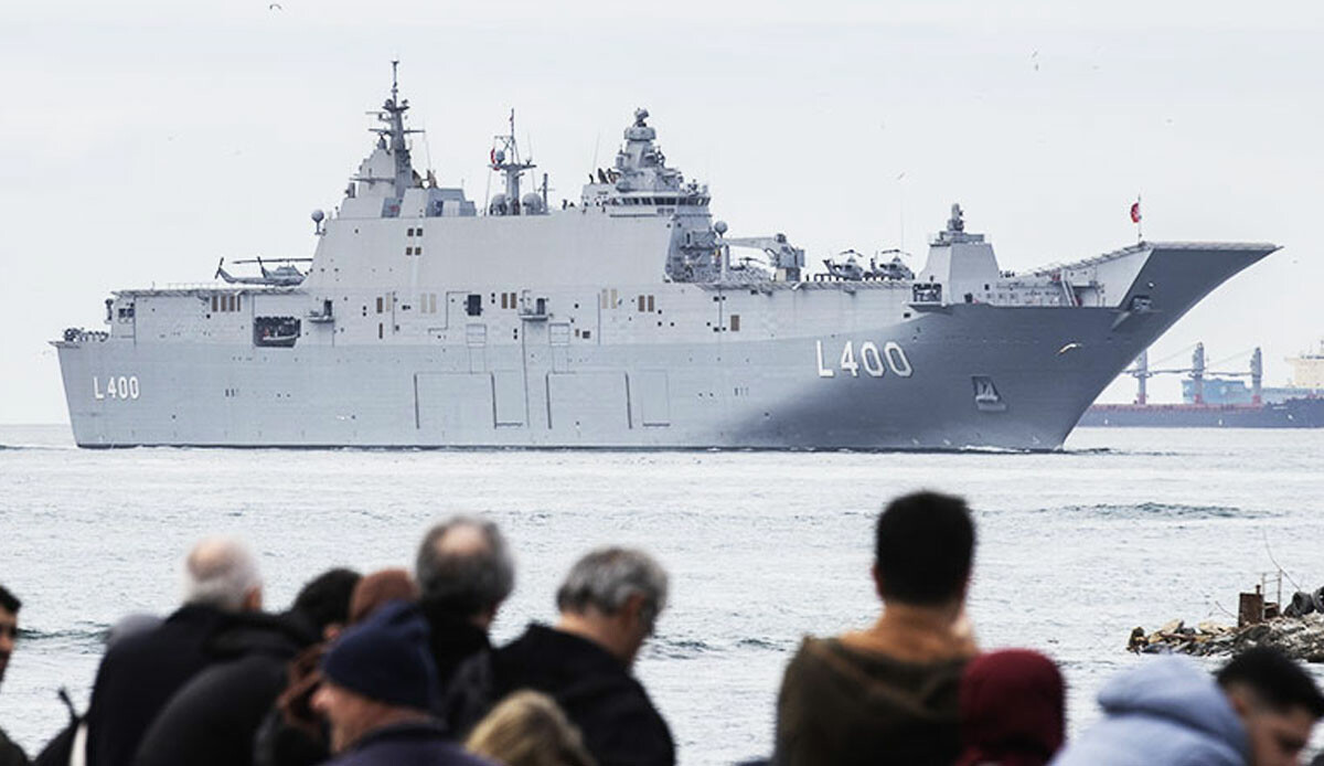 TCG Anadolu gemisi rekor ziyaretçi sayına ulaştı TCG Anadolu gemisi rekor ziyaretçi sayına ulaştı