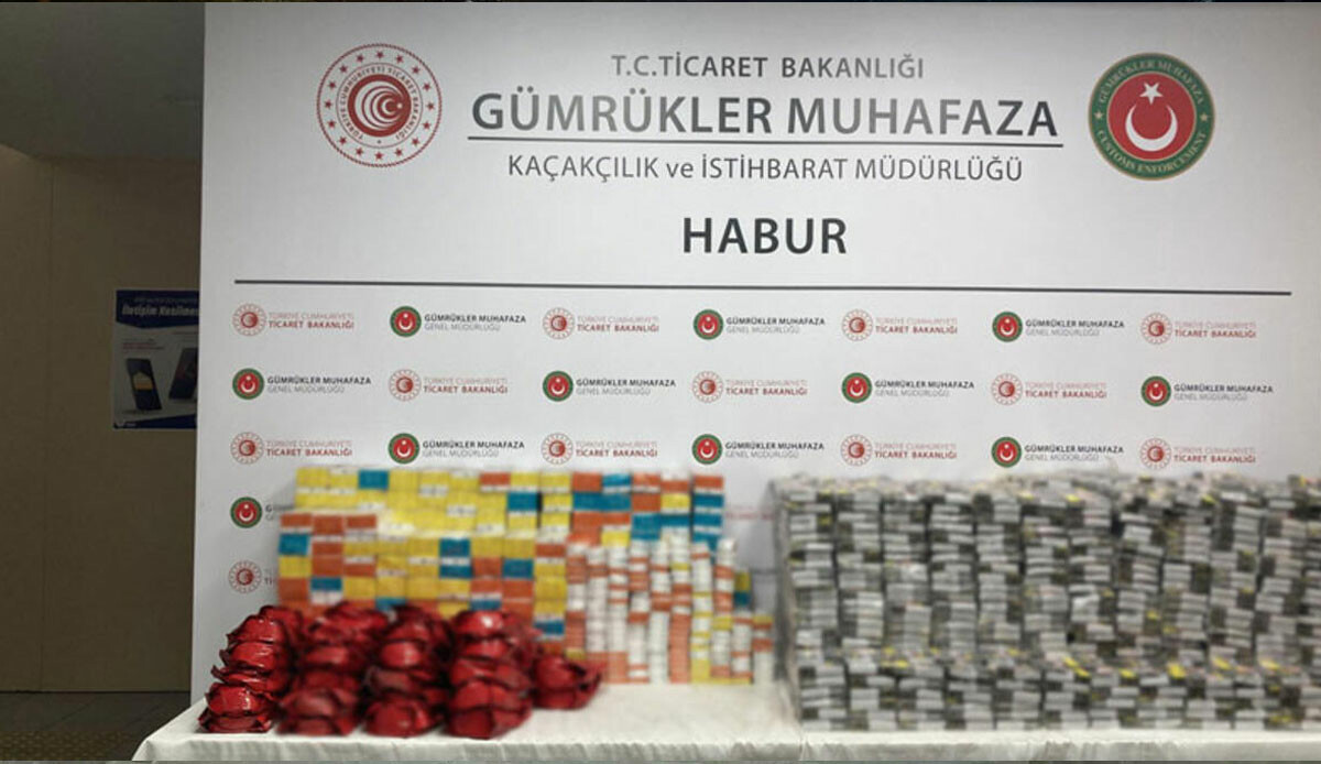 Türkiye sınırında binlerce kaçak sigara yakalandı Türkiye sınırında binlerce kaçak sigara yakalandı