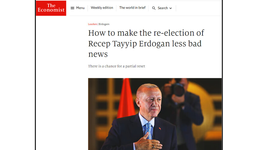 The Economist’ten skandal Türkiye analizi: Millet iradesini yok saydı The Economist’ten skandal Türkiye analizi: Millet iradesini yok saydı