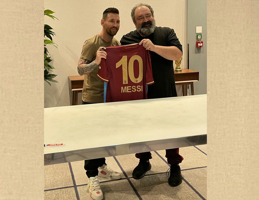 Lionel Messi Trabzonspor formasıyla poz verdi! Taraftar binlerce yorum yaptı