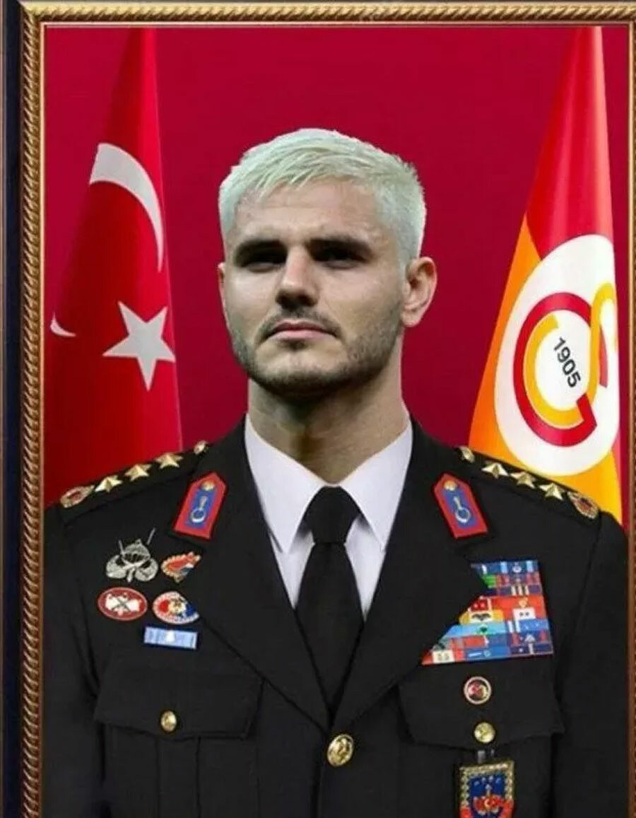 Derbiye saatler kala Icardi'den askeri üniformalı paylaşım