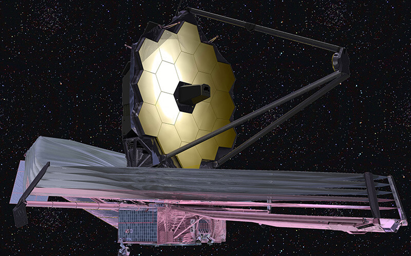 <p>NASA'nın 25 Aralık 2021 günü fırlattığı <strong>James Webb Uzay Teleskobu</strong>, kızılötesi mercekleri ve kameraları sayesinde uzayın derinliklerinden etkileyici görüntüler yakalıyor. NASA'nın yanı sıra ESA (Avrupa Uzay Ajansı) ve CSA (Kanada Uzay Ajansı) tarafından 10 milyar dolar maliyetle geliştirilen teleskop, şimdiye kadar uzaya gönderilmiş en güçlü teleskop olarak biliniyor ve 30 yılı aşkın süredir görev yapan emektar Hubble Uzay Teleskobu'nun yerini alması bekleniyor. (Üstteki görselde James Webb Uzay Teleskobunun uzayda nasıl göründüğünü gösteren bir çizimi görebilirsiniz). </p>