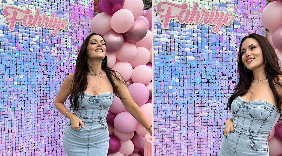 37. yaşını kutlayan Fahriye Evcen’e renkli parti! Fotoğrafları peş peşe paylaştı