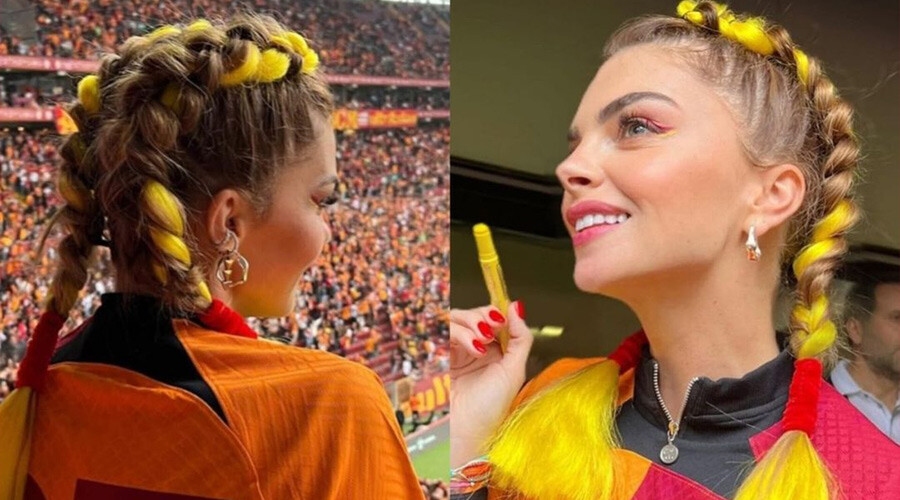 Burcu Özberk’ten Galatasaray formalı poz! Şampiyonluğu böyle kutladı Burcu Özberk’ten Galatasaray formalı poz! Şampiyonluğu böyle kutladı