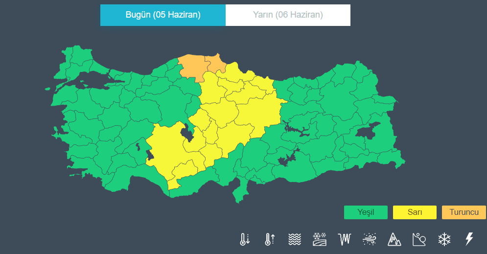 Sel ve sağanak geliyor... Meteoroloji’den 16 ile ‘turuncu’ ve ‘sarı’ kodlu uyarı! (5 Haziran 2023 hava durumu raporu)