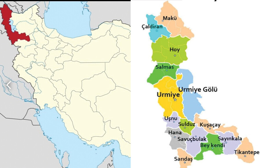Haritalı tahrik! İran, Türk illerini Kürdistan olarak gösterdi Haritalı tahrik! İran, Türk illerini Kürdistan olarak gösterdi