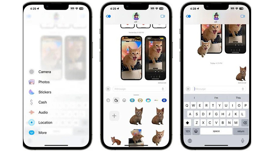 iOS 17'nin sürpriz özelliği: Hareketli çıkartmalar geliyor