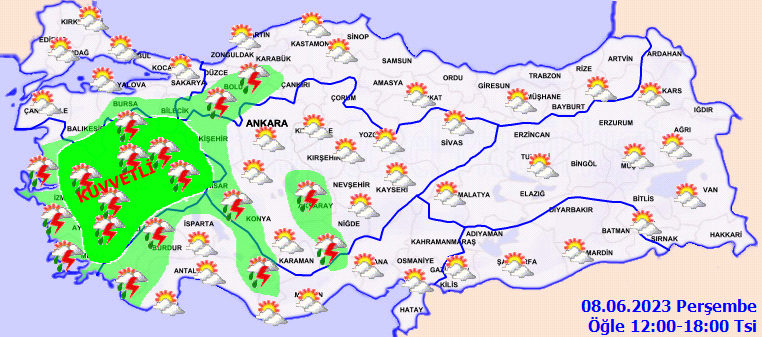 Meteoroloji’den 11 ile ‘sarı’ uyarı! Kuvvetli sağanak geliyor