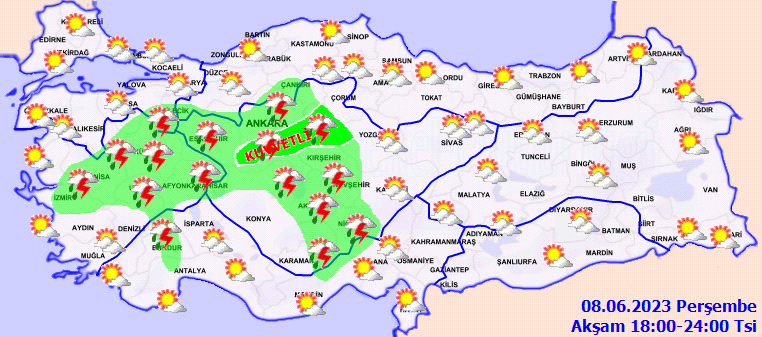 Meteoroloji’den 11 ile ‘sarı’ uyarı! Kuvvetli sağanak geliyor