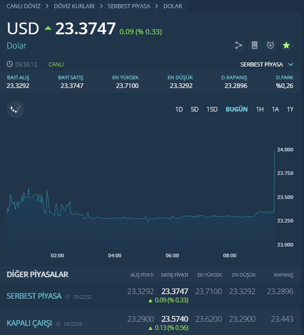 Dolar hız kesse de durmuyor! Yeni günde rekor tazeledi
