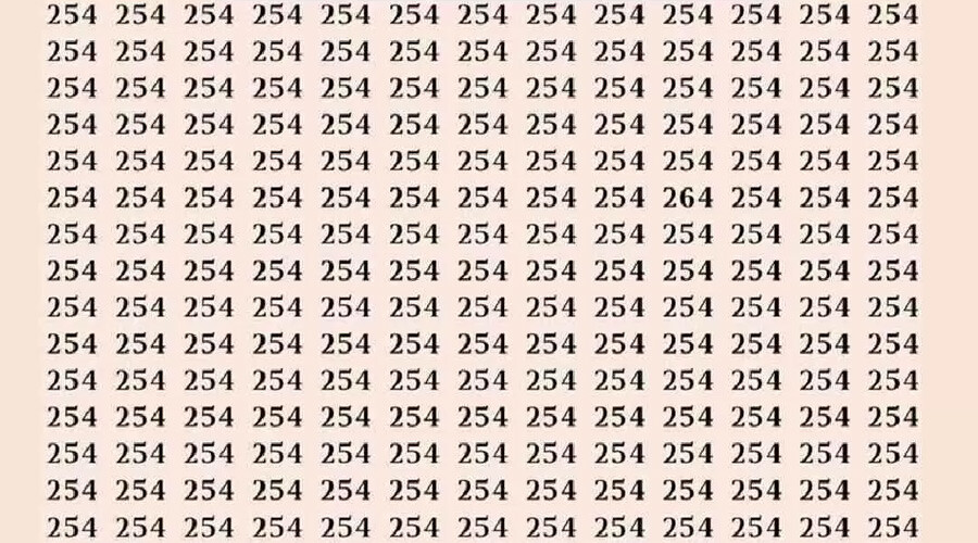 Süre: 3 saniye… Süper zeki olanlar farklı sayıyı buluyor!